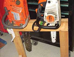 How To Make A Chainsaw Holder